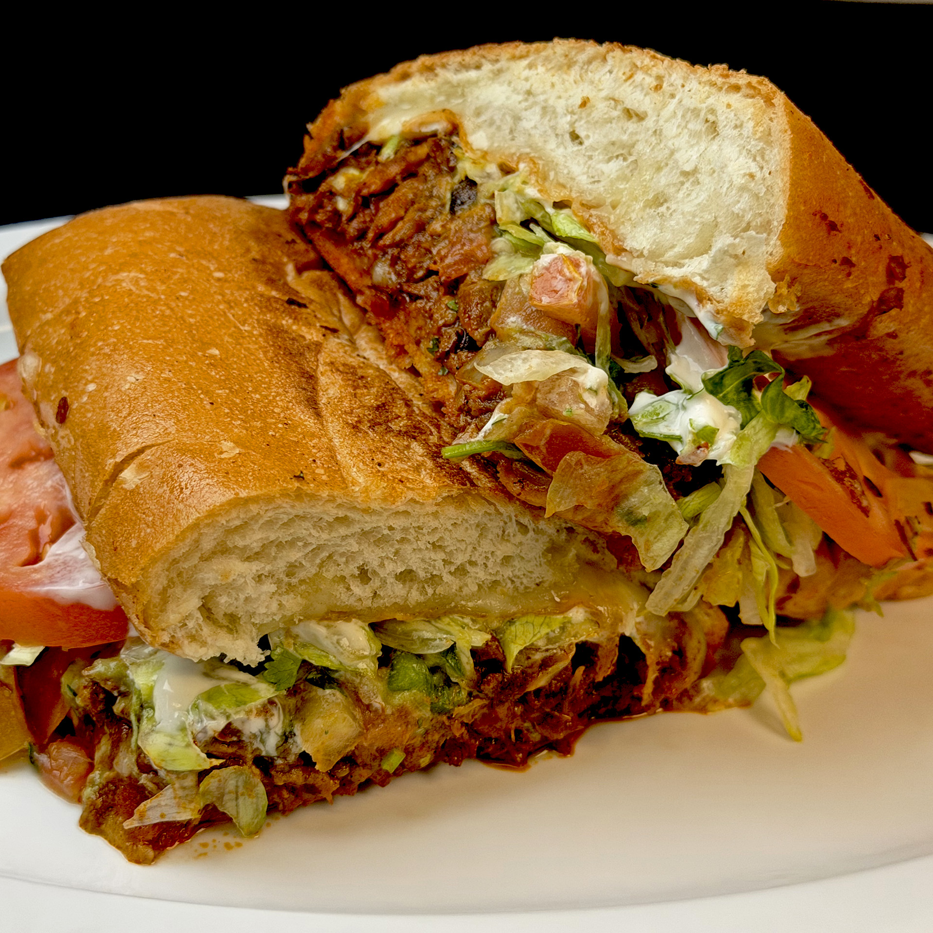 Al Pastor Torta (Close-Up)