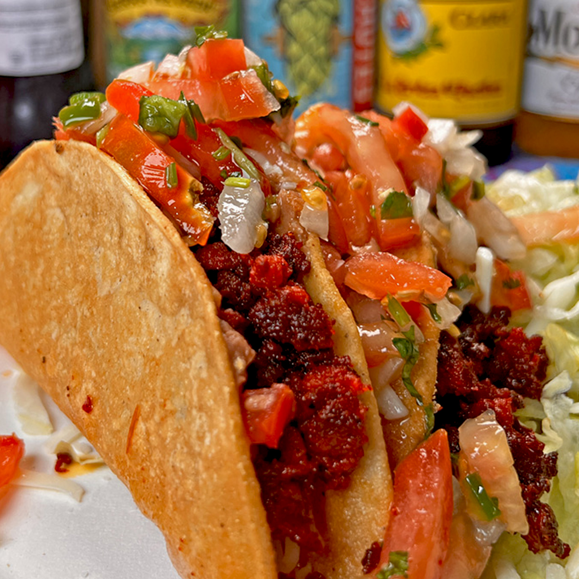 Chorizo Taco (Close-Up)